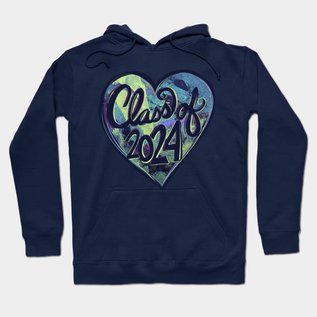 Class of 2024 Hoodie by bubbsnugg